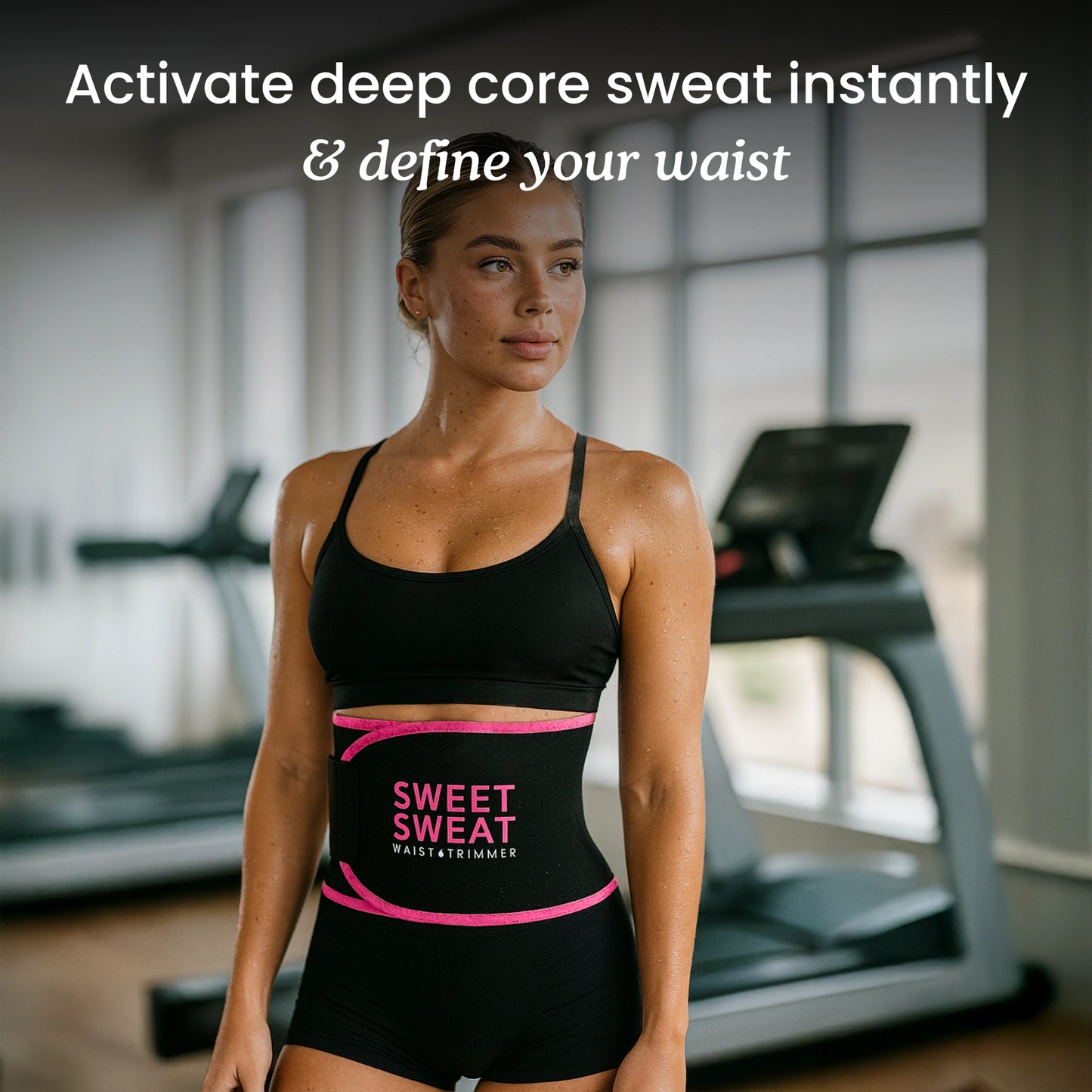 SweetSweat - waist-slimming sweat band